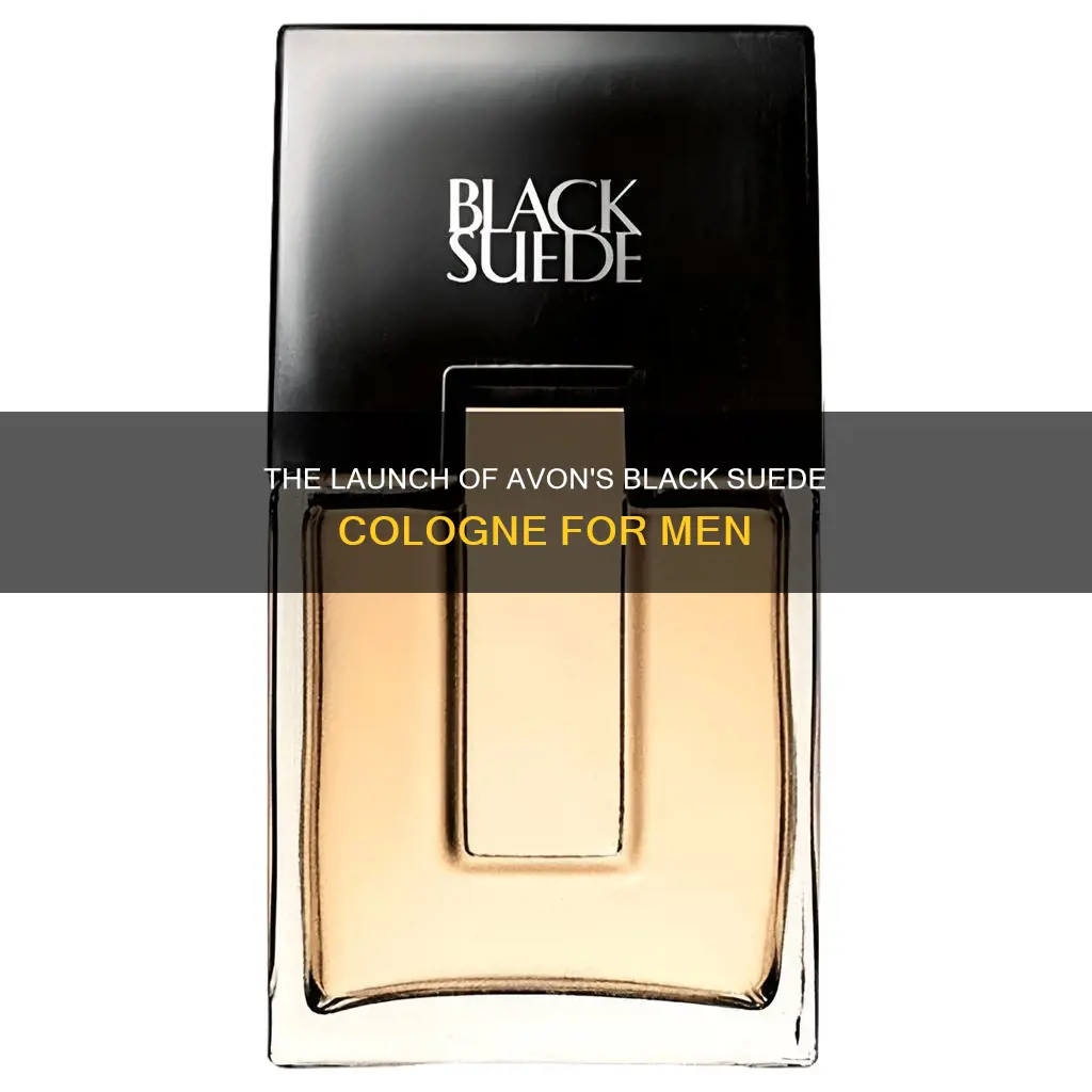 when did black suede cologne avon come out