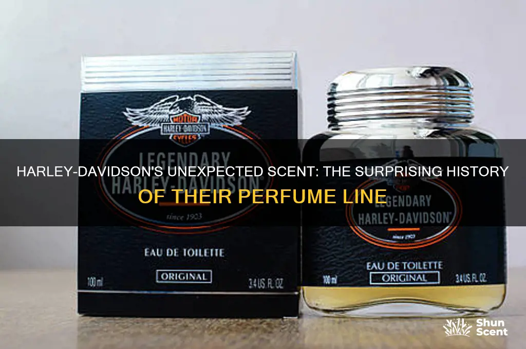 when did harley start making perfume