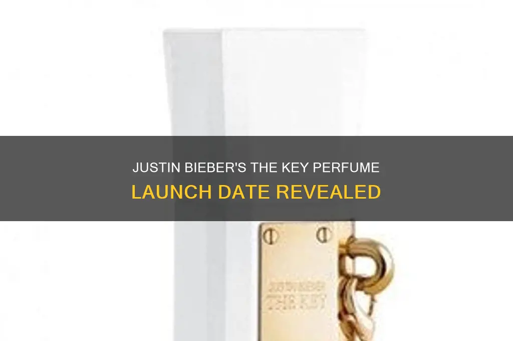 when did justin bieber perfume the key come out