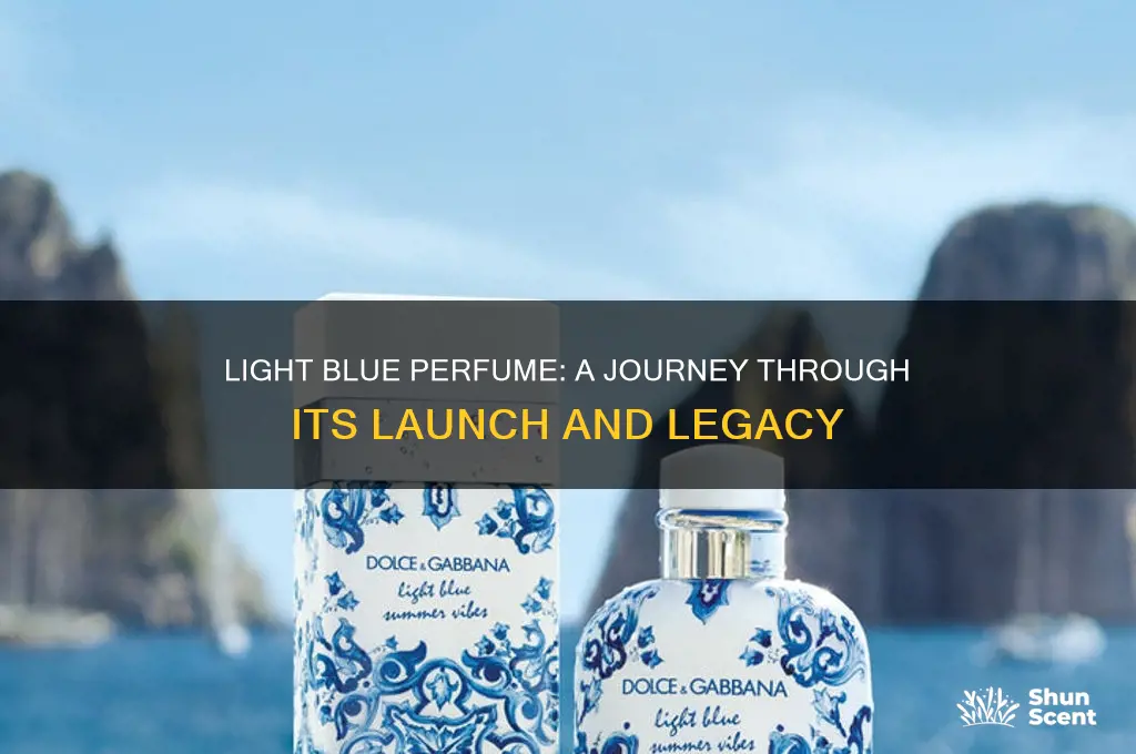 when did light blue perfume come out