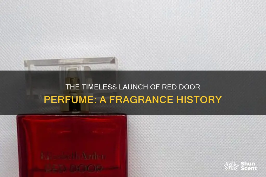 when did red door perfume come out