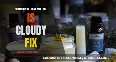 Clear Cloudy DIY Cologne Mixture: Simple Fixes