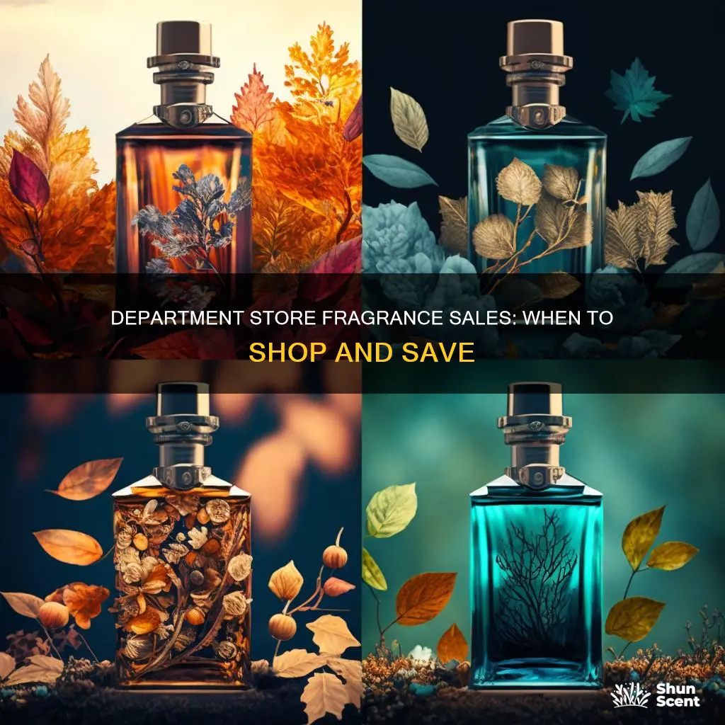 when do department stores have fragrance sales