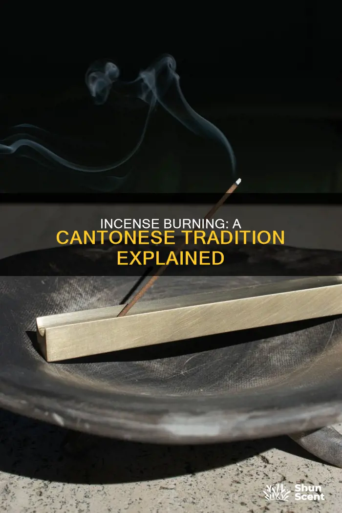 when do people burn incense cantonese