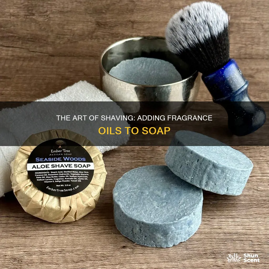 when do you put fragrance oils in shaving soap