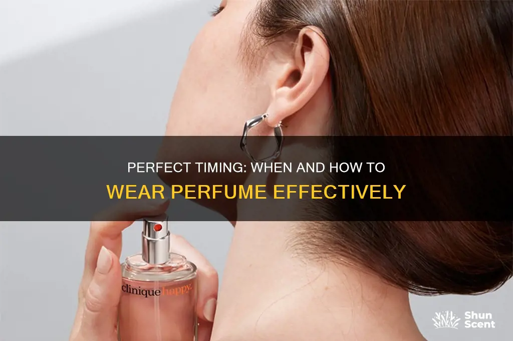 when do you wear perfume