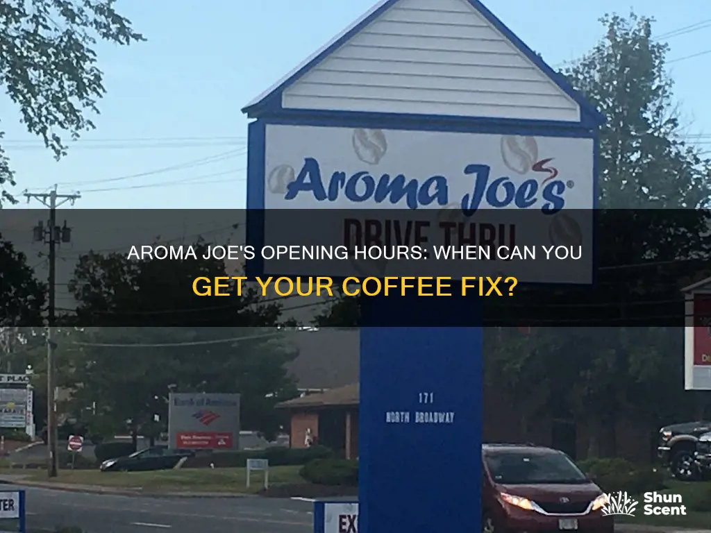 when does aroma joe