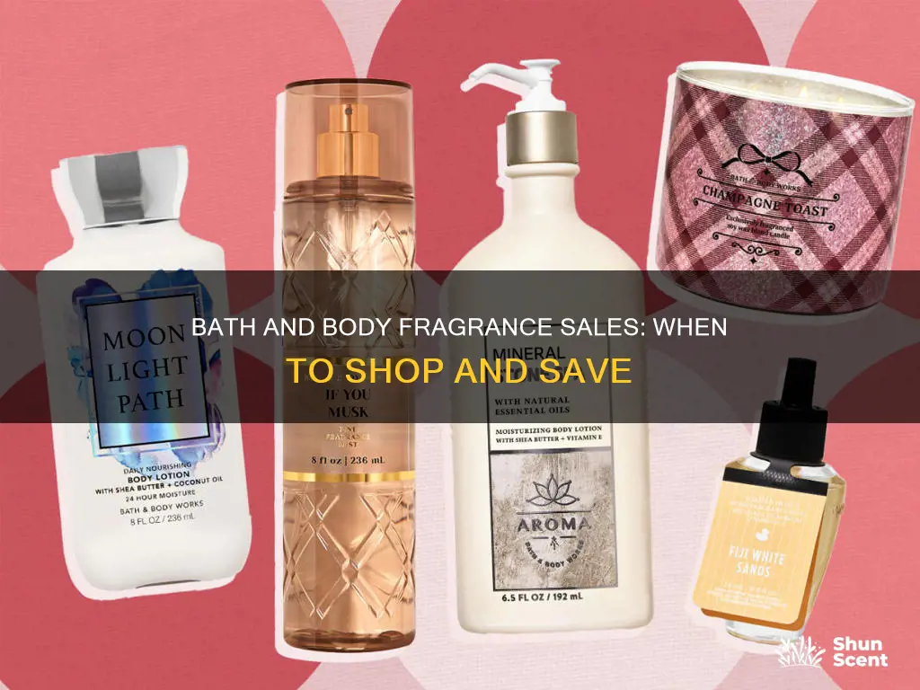 when does bath and body have fragrance sales