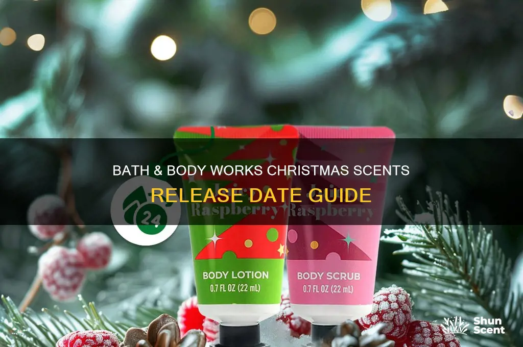 when does bath and body works release christmas scents