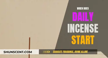 Incense and the Best Time to Start