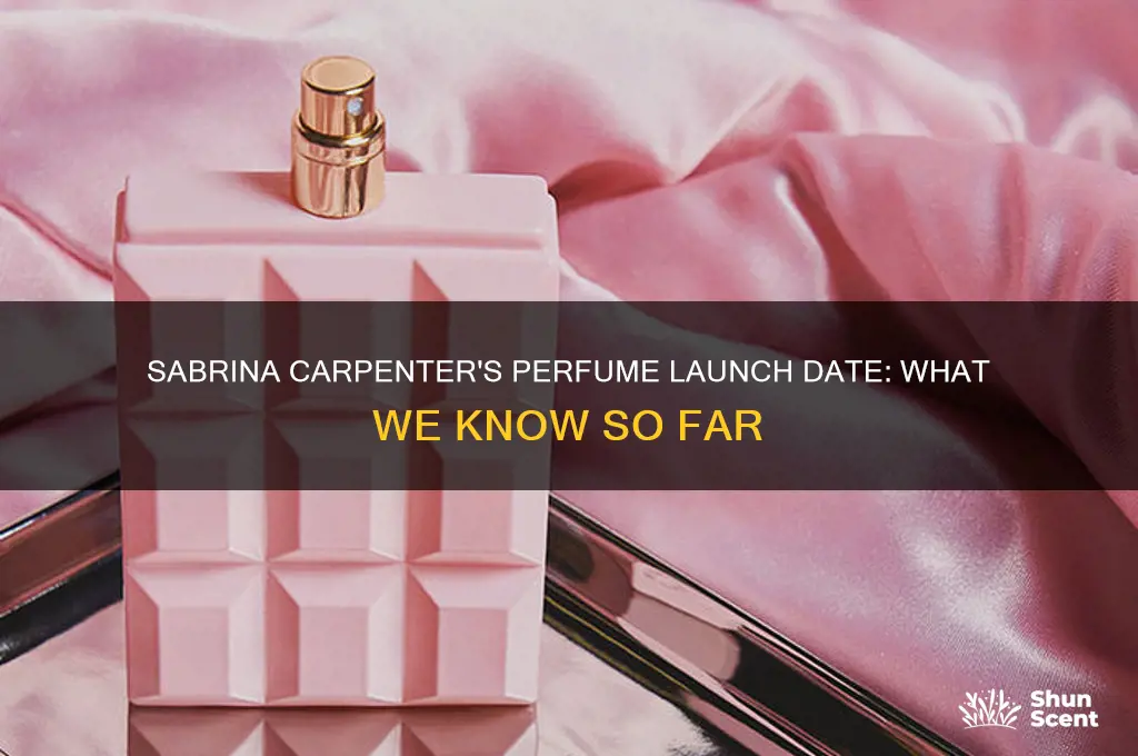 when does sabrina carpenter perfume come out