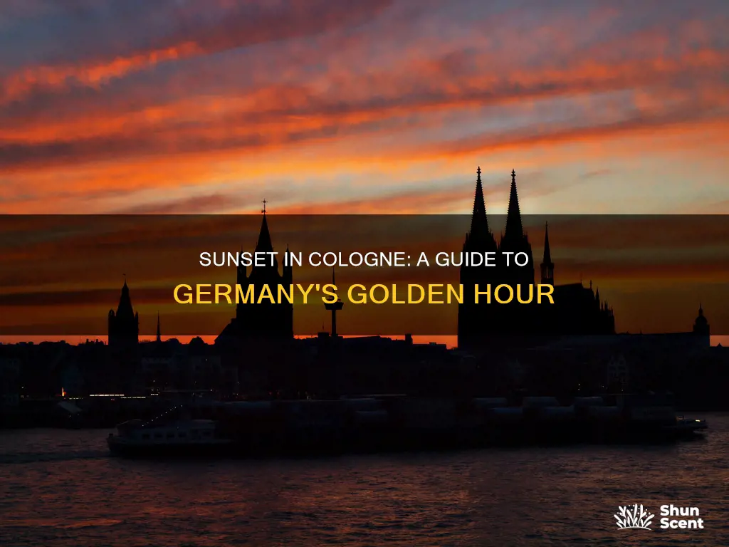 when does sunset in cologne germany