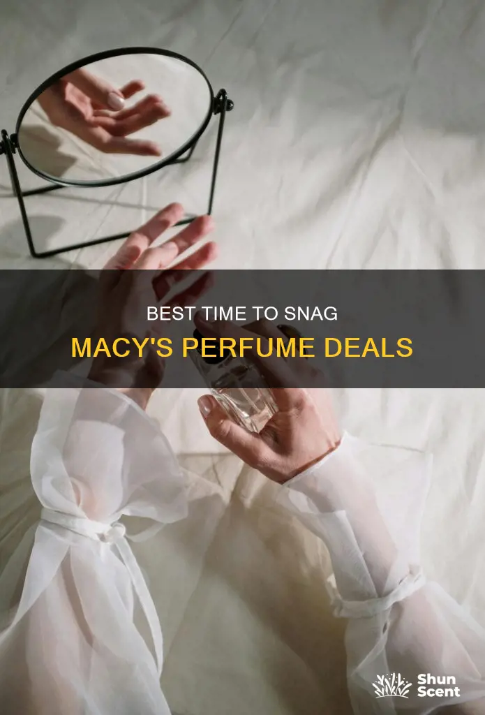 when is best time to buy perfume at macys