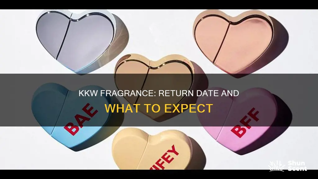 when is kkw fragrance coming back