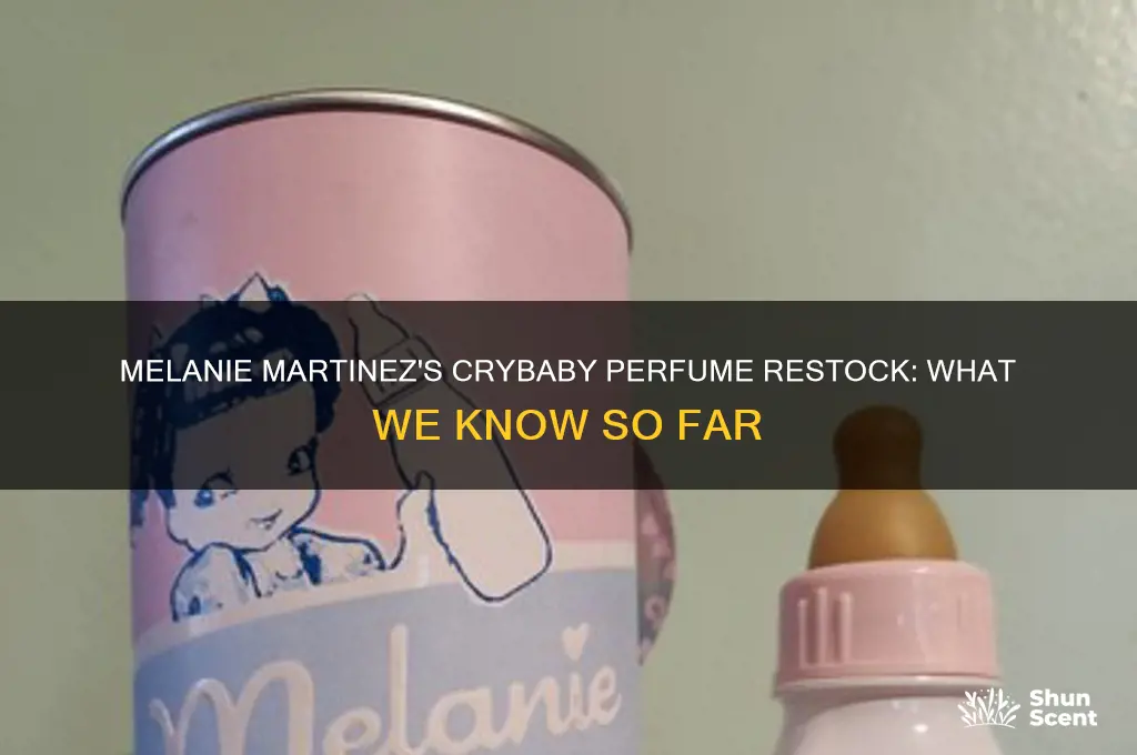 when is melanie martinzez resotkcing the crybaby perfume