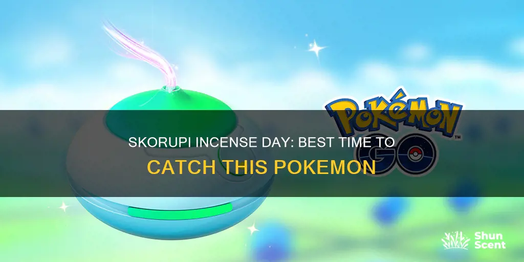 when is skorupi incense day
