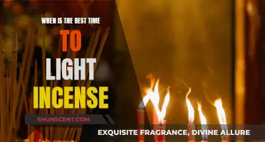 Incense Lighting: Best Times and Tips