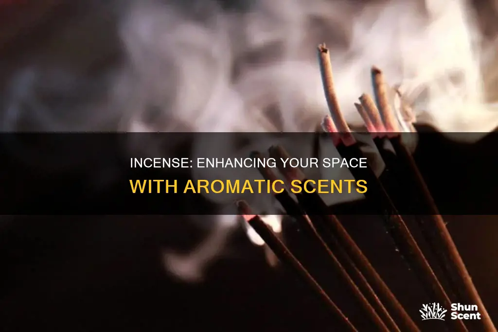 when putting on incense