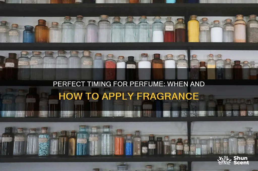 when should you put perfume on