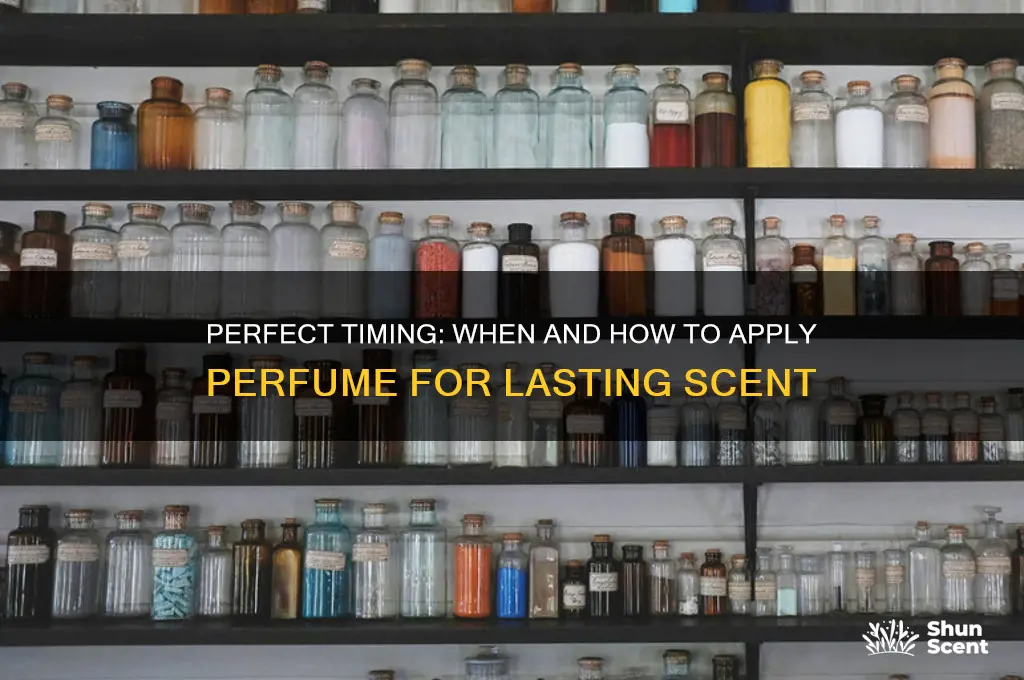 when should you spray perfume
