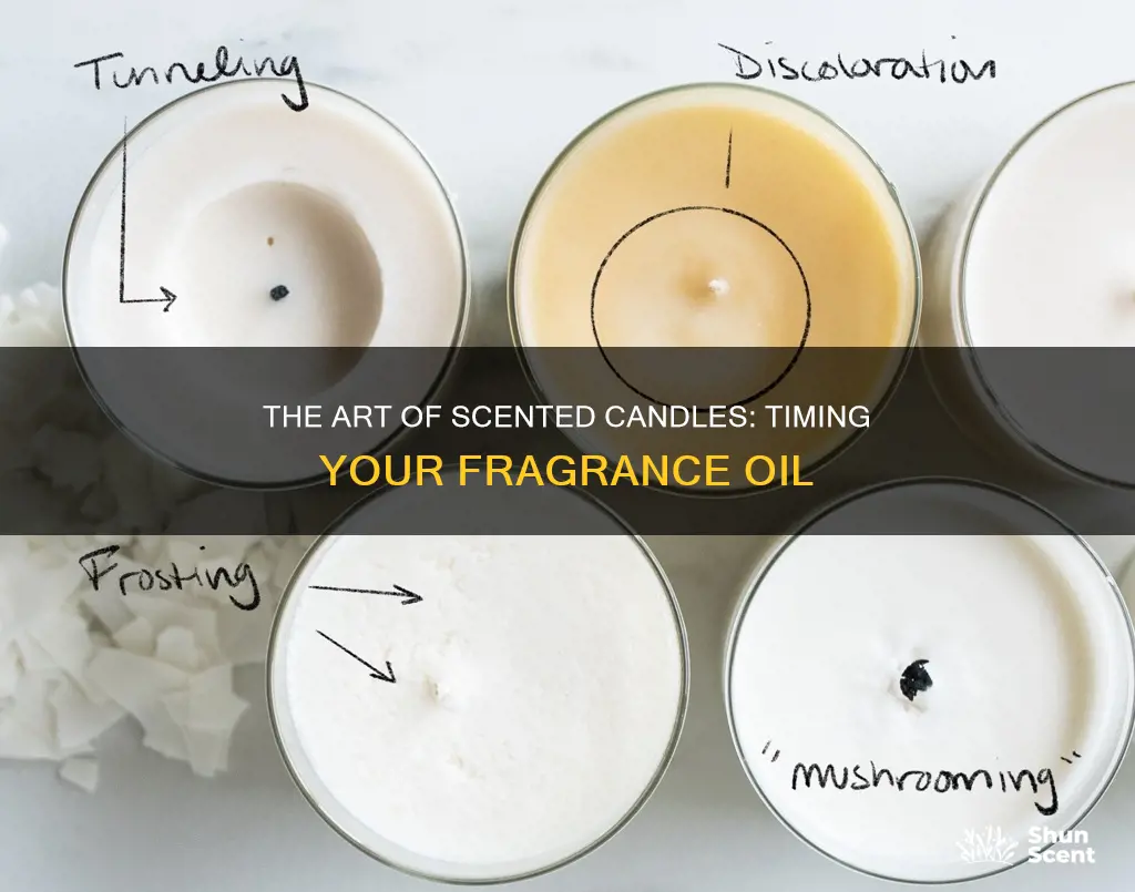 when to add fragrance oil to candles