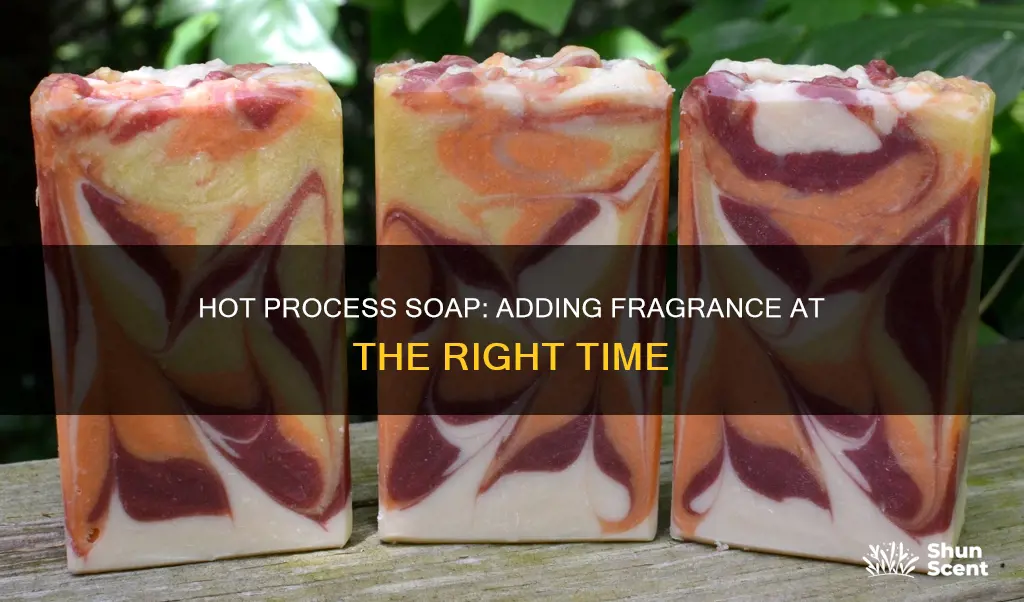 when to add fragrance to hot process soap