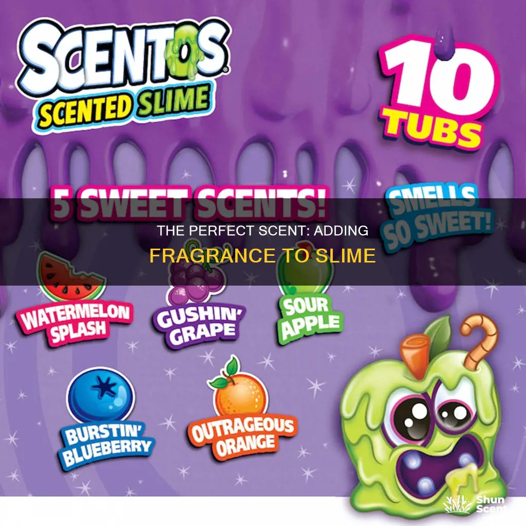 when to add fragrance to slime