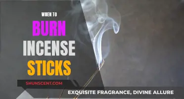 Incense Sticks: Best Times to Burn Them