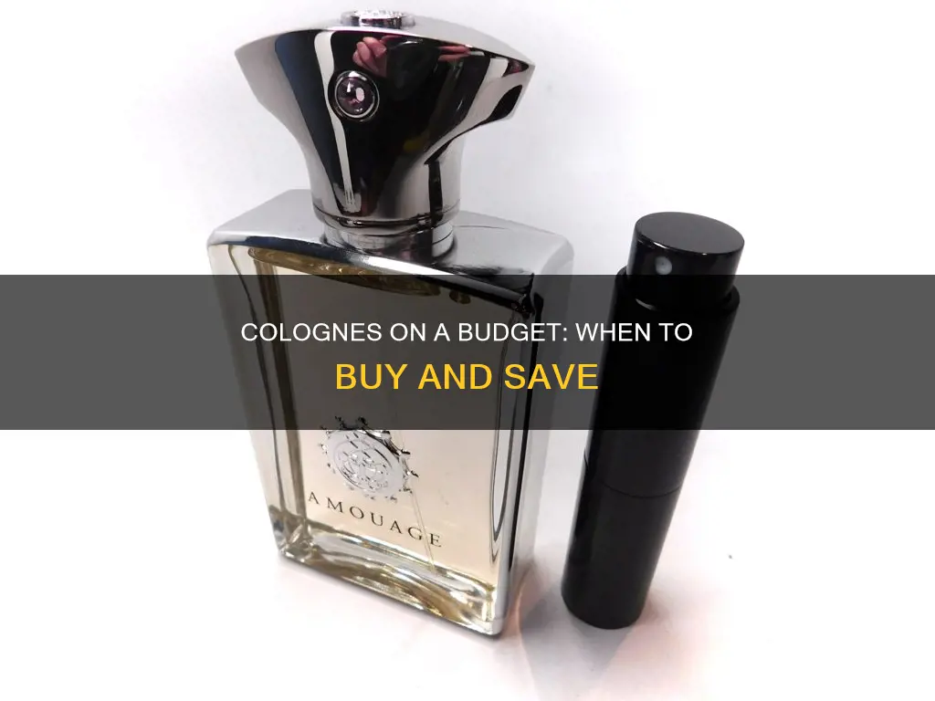 when to buy cologne cheap