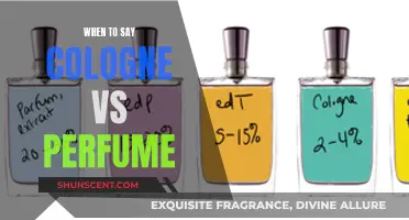 Understanding Fragrance Types: Cologne vs. Perfume