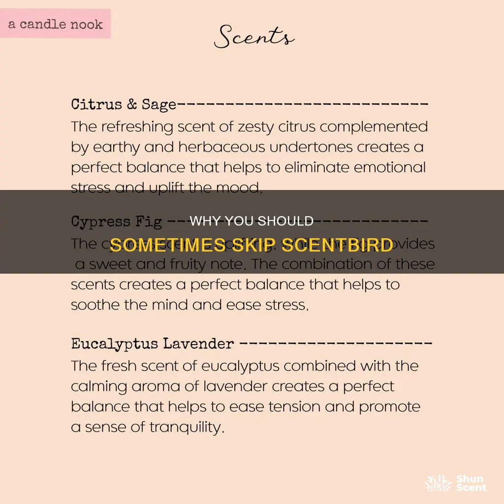 when to skip scentbid