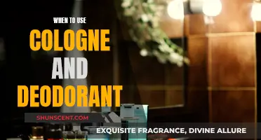 The Art of Scent: Cologne and Deodorant Usage