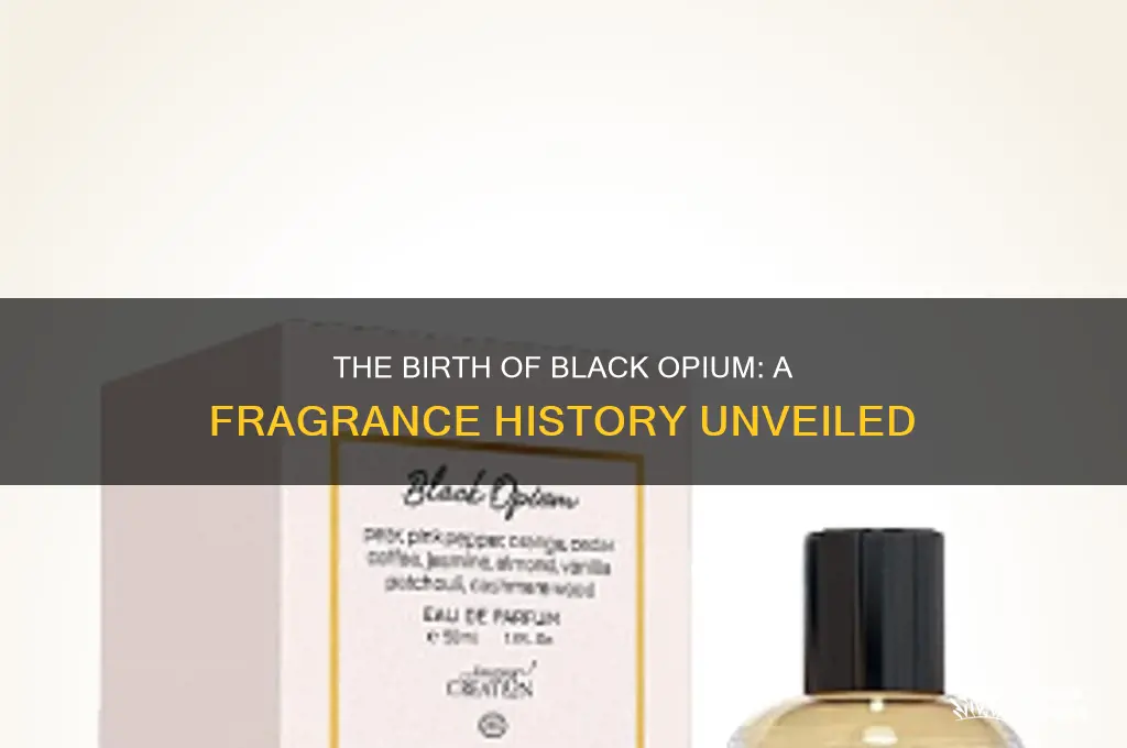 when was black opium perfume created