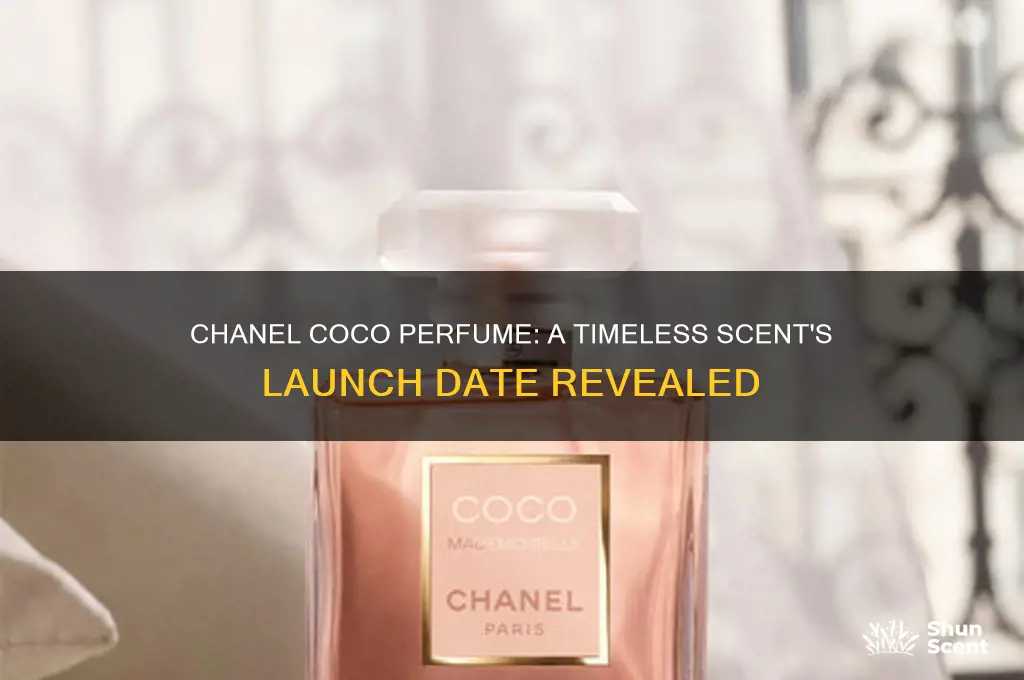 when was chanel coco perfume launched