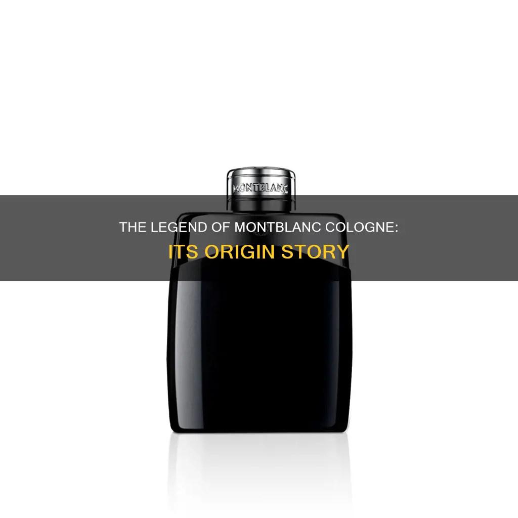 when was created montblanc cologne legend