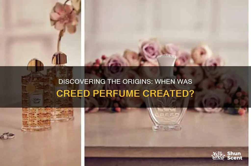 when was creed perfume made