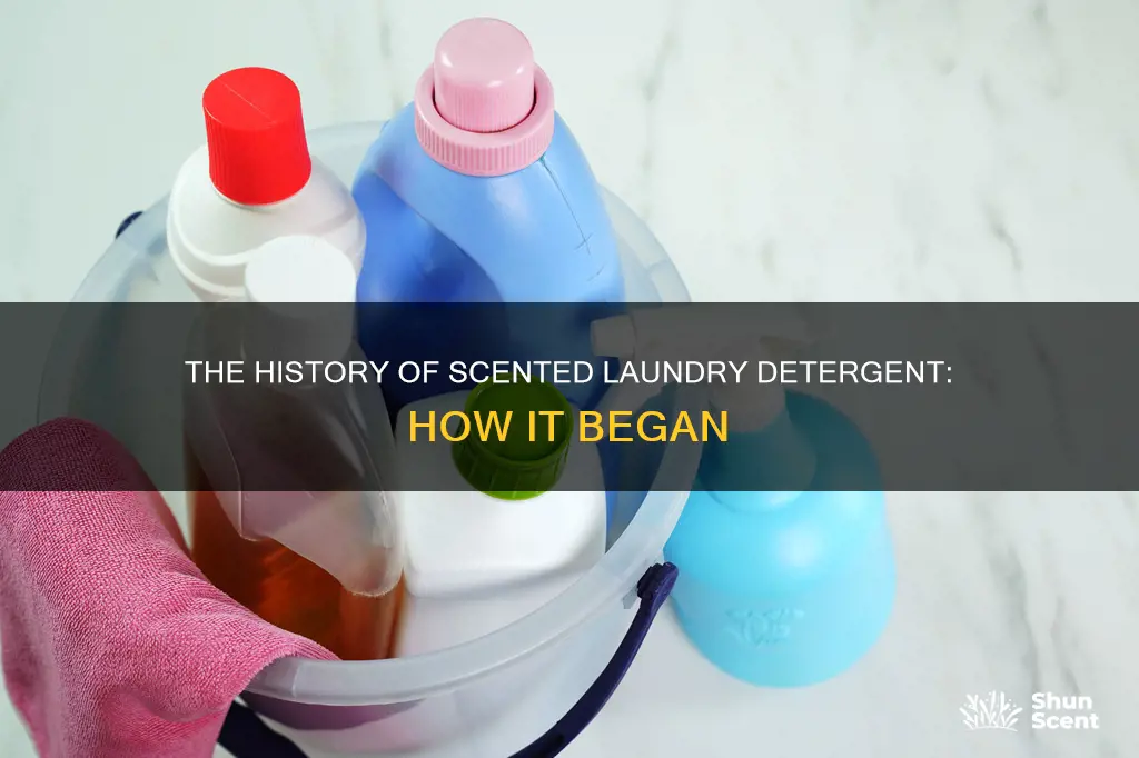when was fragrance adding to laundry detergent
