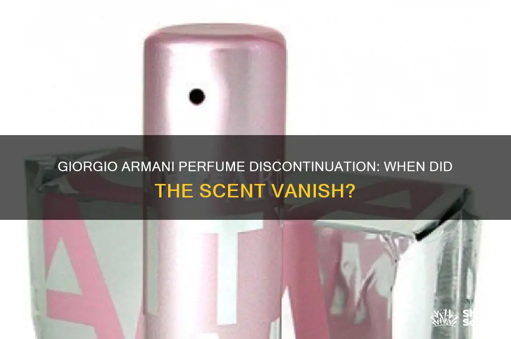 when was giorgio armani perfume discontinued