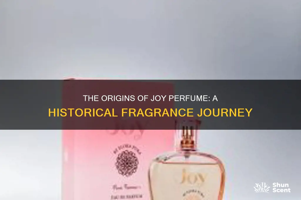 when was joy perfume first made