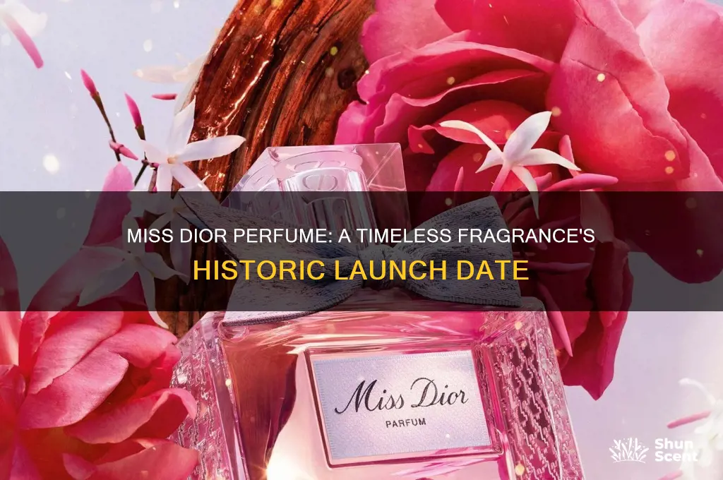 when was miss dior perfume released