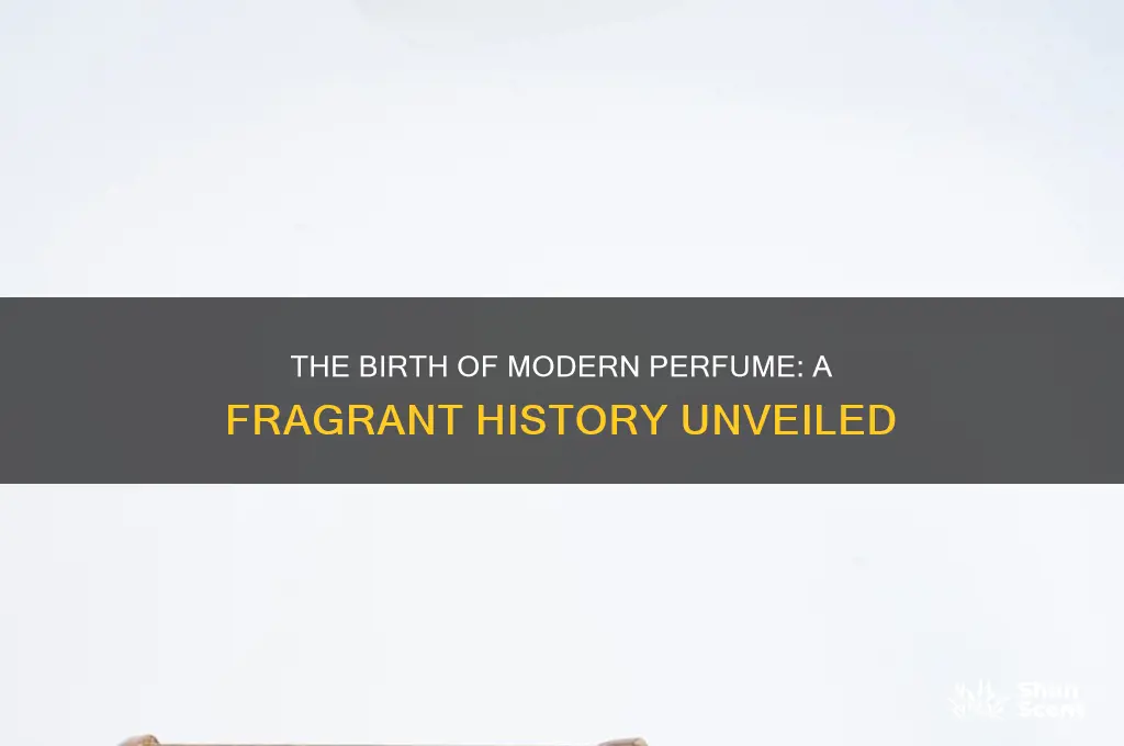 when was modern perfume invented