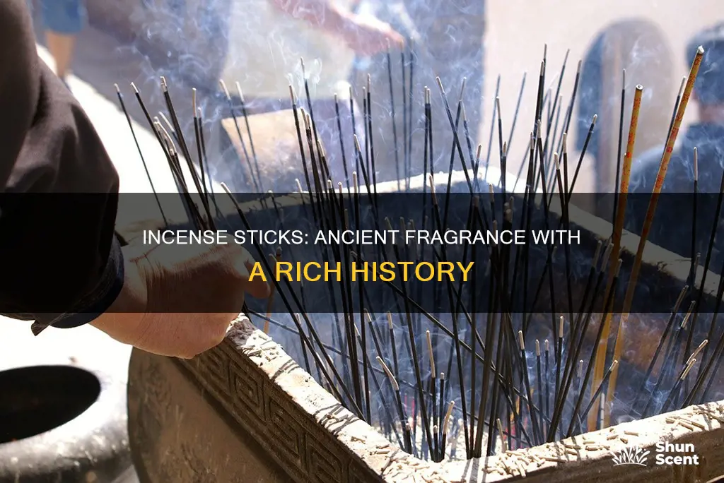 when were incense sticks first used