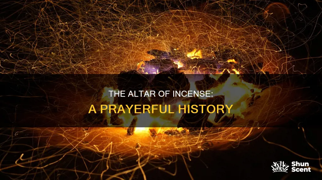 when were prayers made at the altar of incense