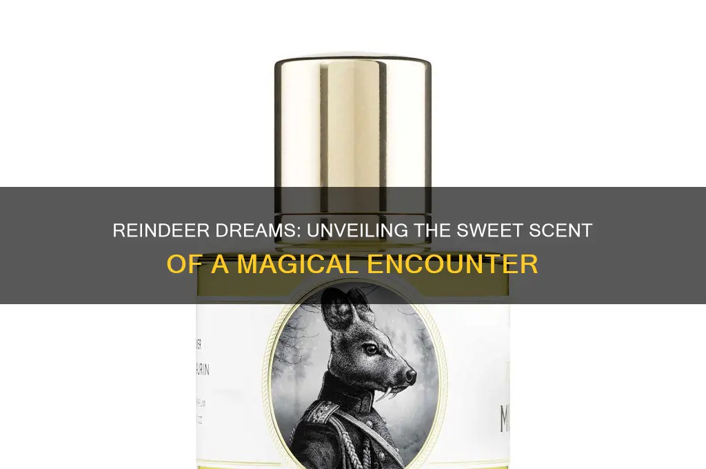 when you dream about a reindeer emiting a sweet perfume