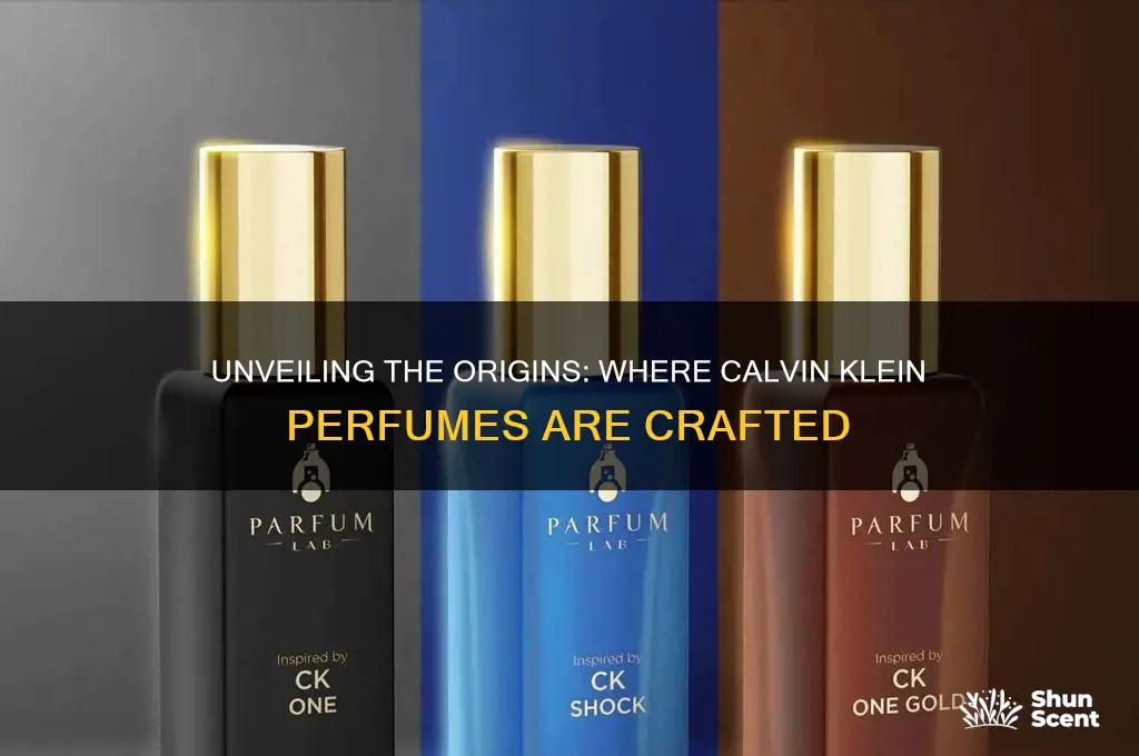 where are calvin klein perfume manufacturer