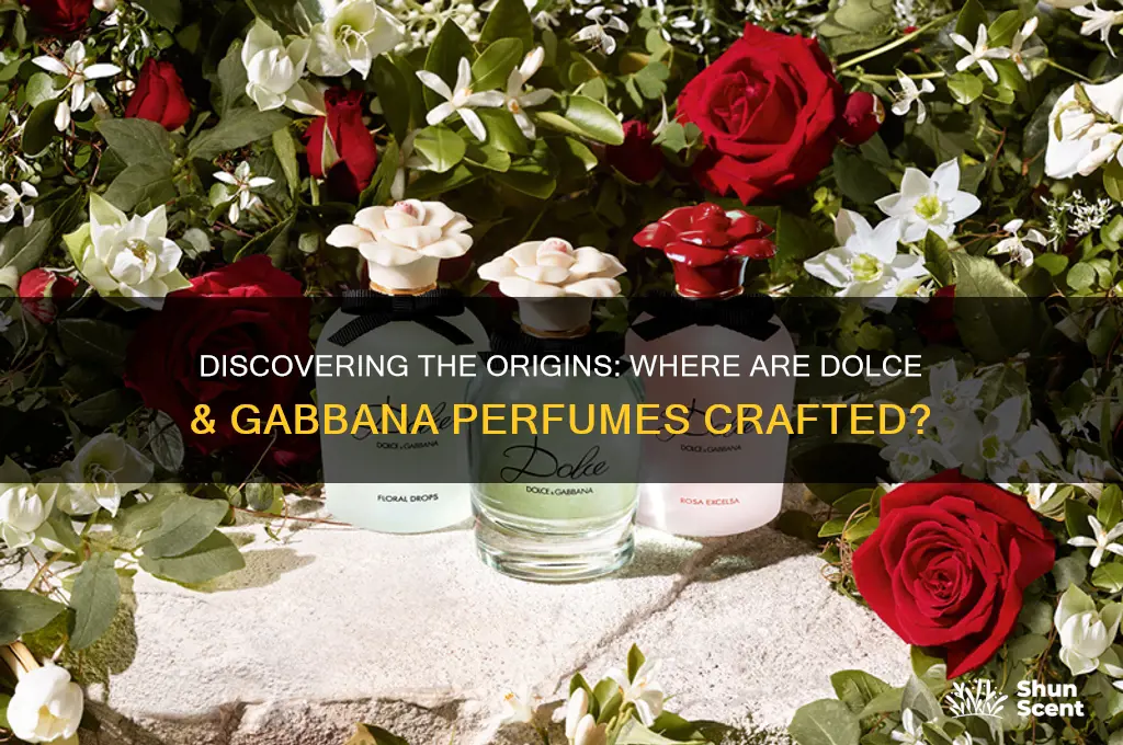 where are dolce and gabbana perfumes made
