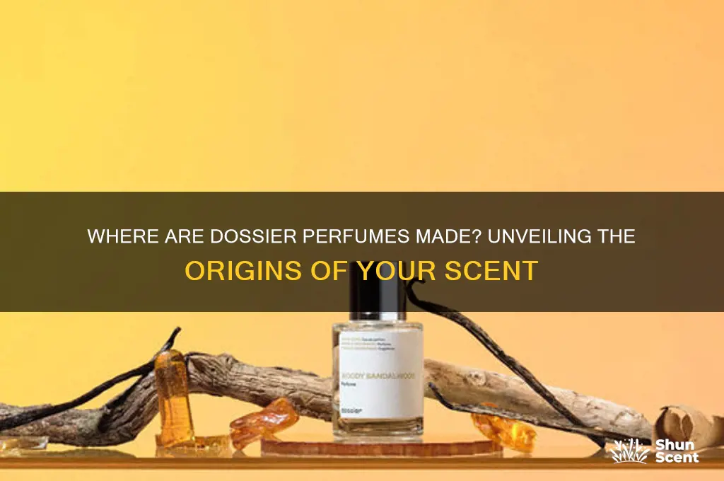 where are dossier perfumes made
