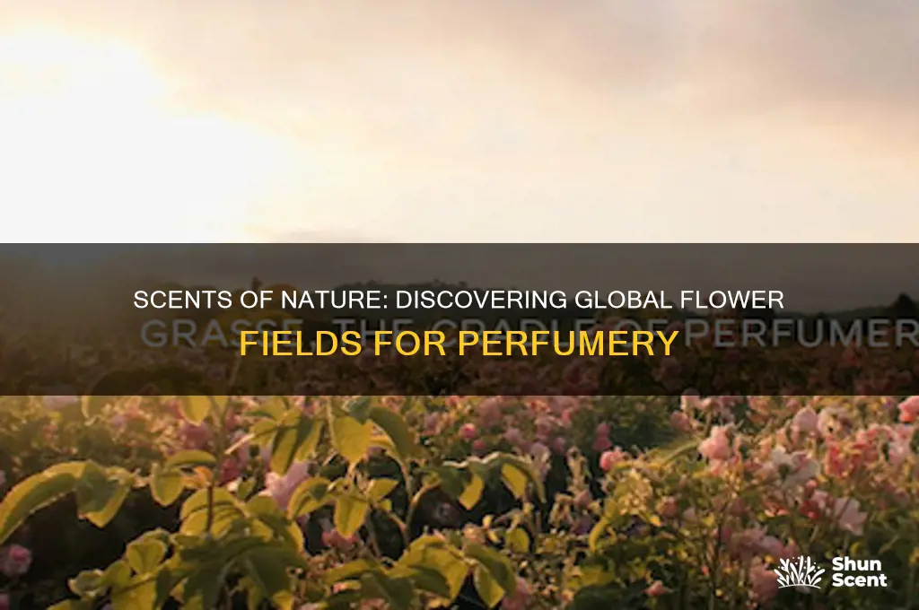 where are good flower fields that perfume makers use