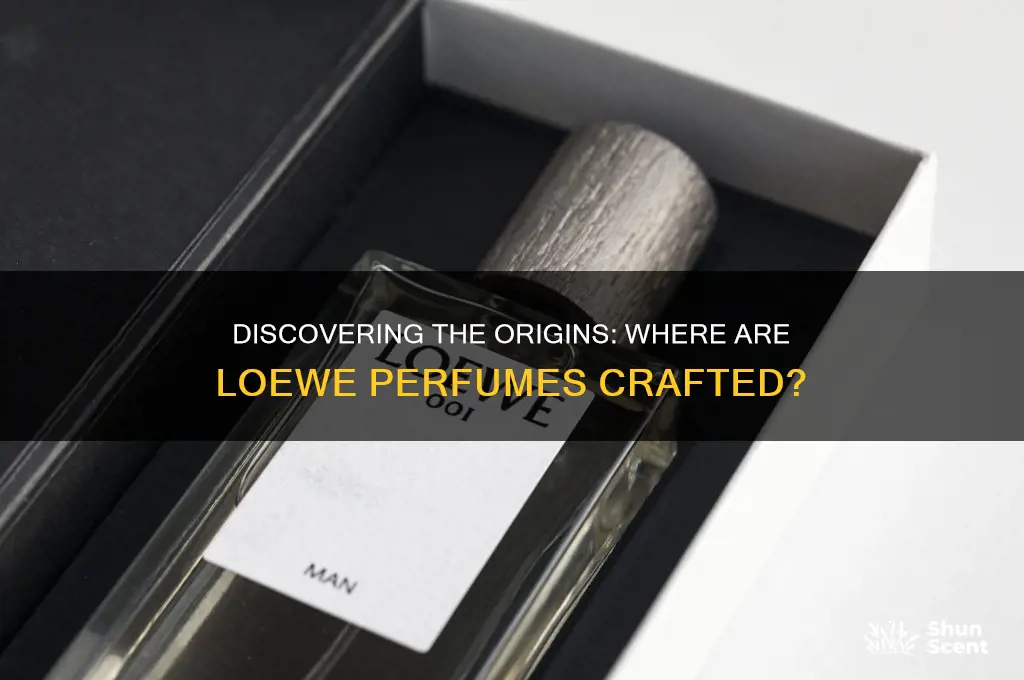where are loewe perfumes made