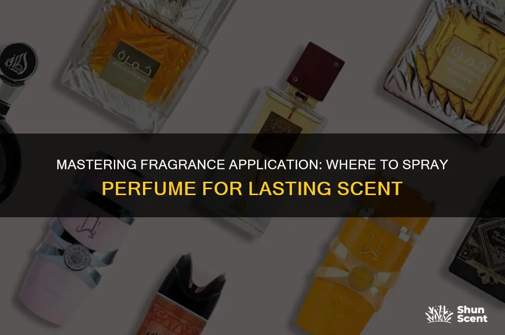 where are u supposed to spray perfume